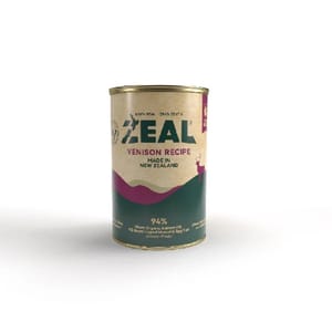 ZEAL ZEAL 狗罐頭 無穀物鮮肉罐頭系列 鹿肉配方 390g 390g 正面圖