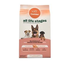 CANIDAE CANIDAE 咖比 狗糧 life stages 三文魚+原始穀物配方 5lb 5lb  正面圖