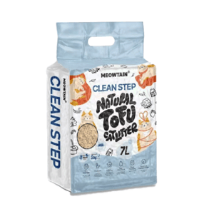 Clean Clean Step 1.5mm天然 豆腐貓砂 牛奶味 7L 7L  正面圖