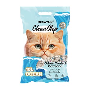 Clean Clean Step 礦物貓砂 原味 10L 10L  正面圖