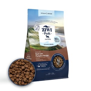 ZiwiPeak ZiwiPeak 狗糧 微蒸風乾系列 草飼牛肉 配南瓜 食譜 1.5kg 5kg 正面圖
