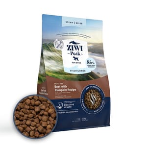 ZiwiPeak ZiwiPeak 狗糧 微蒸風乾系列 草飼牛肉 配南瓜 食譜 3.2kg 2kg 正面圖