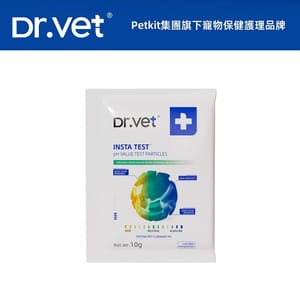 Dr.Vet Dr.Vet 秒秒測 貓咪尿液pH值檢測顆粒 10g 10g 正面圖