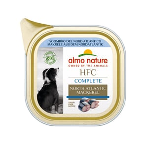 Almo Almo Nature HFC Complete 主食狗罐頭 北大西洋鯖魚 85g 85g 正面圖