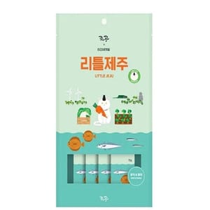 cho cho and kang 貓犬小食 Little Jeju 小濟州鱈魚和比目魚 15g x 4條 15g 正面圖