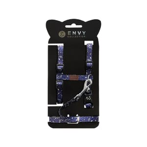 ENVY ENVY COLLECTION 貓胸背帶 藍色水磨石 正面圖