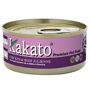 Kakato Kakato 罐頭 貓狗罐頭 雞肉及牛肉絲 Chicken with Beef Julienne 70g 70g  正面圖