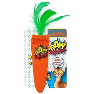 BAM! BAM! Catnip 貓玩具 薄荷紅蘿蔔   正面圖