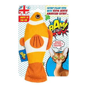 BAM! BAM! Catnip 貓玩具 薄荷小丑魚 正面圖