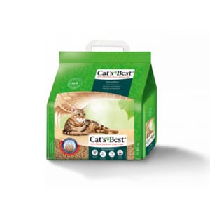 德國CAT'S 德國CAT'S BEST 有機吸臭抗菌 木貓砂 綠袋砂 8L 8L  正面圖