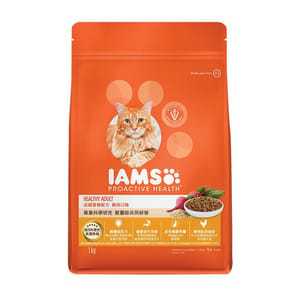 IAMS IAMS PROACTIVE HEALTH 貓糧 貓乾糧 成貓配方雞肉口味 1kg 1kg  正面圖