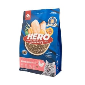 HeroMama HeroMama 貓糧 益生菌晶球夾心糧 曠野鮮雞 1.5kg 5kg  正面圖