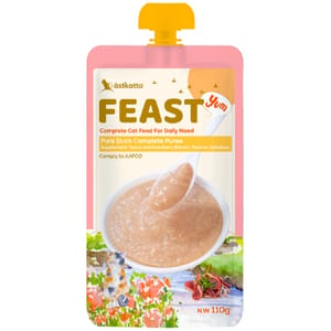 Astkatta Astkatta Feast 冰島罐 貓濕糧 鮮肉盛宴營養主食包 純鴨鮮肉 110g 110g  正面圖