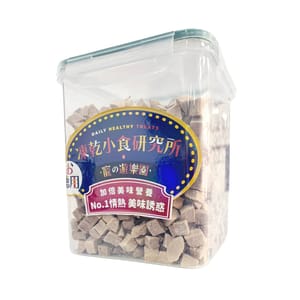 凍乾小食研究所 凍乾小食研究所 x 寵之遊樂園 凍乾 貓零食 狗零食 原桶凍乾鴨肉粒 400g 400g  正面圖