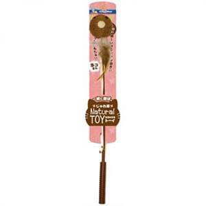 DoggyMan DoggyMan Natural TOY 天然羽毛自然風逗貓棒 小貓   正面圖