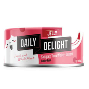 Daily Daily Delight Jelly啫喱系列 貓罐頭 白鰹吞拿魚+雞胸肉 80g 80g  正面圖