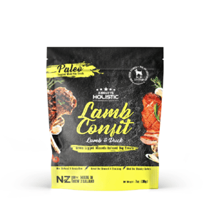 Absolute Absolute Holistic 無穀主食狗糧 風乾鮮食肉片 羊肉+鴨肉 200g 200g  正面圖