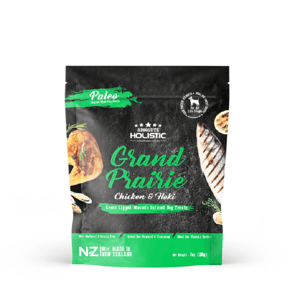 Absolute Absolute Holistic 無穀主食狗糧 風乾鮮食肉片 雞肉+長尾鱈魚 200g 200g  正面圖