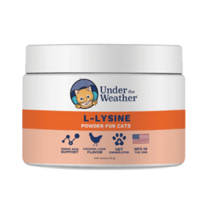 Under Under the Weather 賴氨酸營養粉 貓食用 72g 72g 正面圖