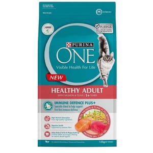Purina Purina ONE 成貓糧 三文魚及吞拿魚配方 1.5kg 5kg 正面圖