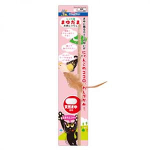 DoggyMan DoggyMan 天然羽毛木製逗貓棒 小雞   正面圖