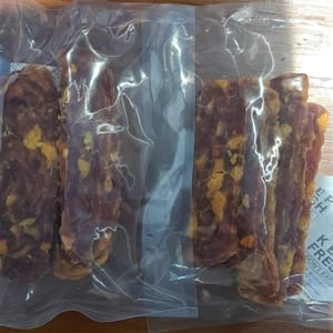 Nasami Nasami 狗零食 風乾小食系列 鴨肉蛋黃切片 1kg 1kg  正面圖