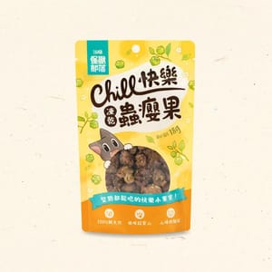 怪獸部落 怪獸部落 貓零食 快樂凍乾蟲癭果 18g 18g  正面圖