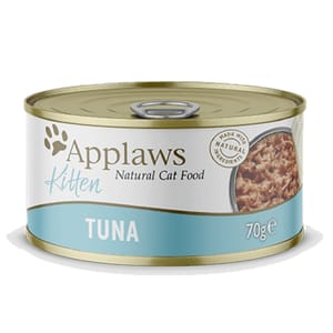Applaws Applaws 貓罐頭 天然幼貓罐頭 吞拿魚 70g 70g 正面圖