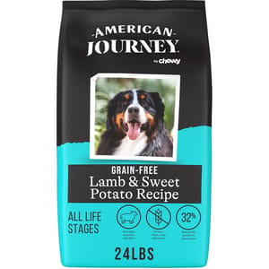 American American Journey 狗糧 全犬糧 無穀物羊肉+甜薯配方 24lbs 24lb  正面圖