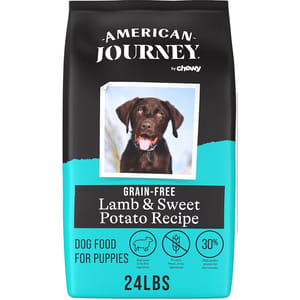 American American Journey 狗糧 幼犬糧 無穀物羊肉+甜薯配方 12lbs 12lb  正面圖