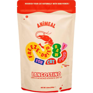 ANiMEAL ANiMEAL 成貓凍乾生肉主食糧 阿根廷紅蝦 200g 200g 正面圖