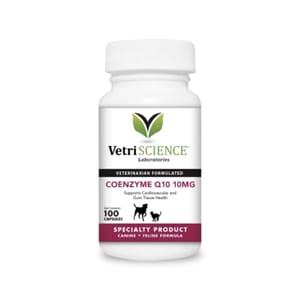 VetriScience VetriScience 輔酶Q10 貓犬用 100粒/樽 100粒 貓犬用 正面圖