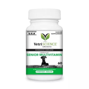 VetriScience VetriScience 多種維他命 老年犬用 60片/樽  犬用 正面圖