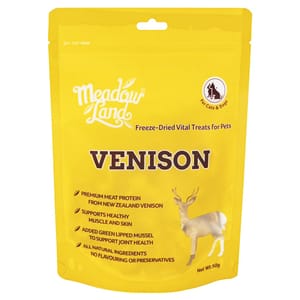 Meadowland Meadowland 貓狗零食 凍乾鹿肉50g 50g 正面圖
