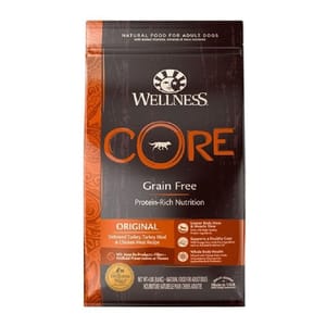 WELLNESS WELLNESS CORE 狗糧 無穀物 經典原味配方 去骨火雞及雞肉 24lb 24lb  正面圖