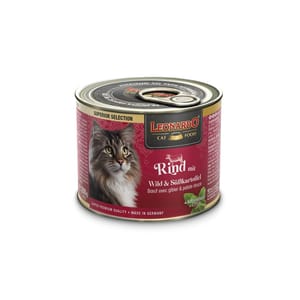 Leonardo Leonardo Superior Selection 牛鹿紅薯配方成貓罐頭 200g 200g  正面圖