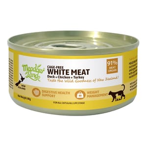 Meadowland Meadowland 貓罐頭 全貓主食罐 經典肉醬系列 白肉 80g 80g 正面圖