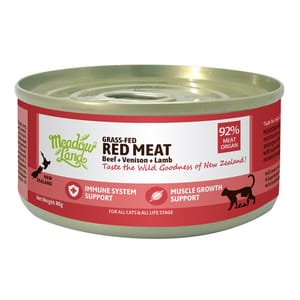 Meadowland Meadowland 貓罐頭 全貓主食罐 經典肉醬系列 紅肉 80g 80g  正面圖