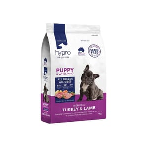 Hypro Hypro Premium 狗糧 幼犬糧 火雞 + 羊味 9kg 9kg 正面圖