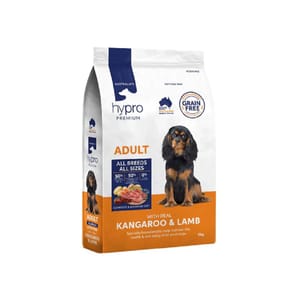 Hypro Hypro Premium 狗糧 成犬糧 袋鼠 + 羊味 9kg 9kg 正面圖