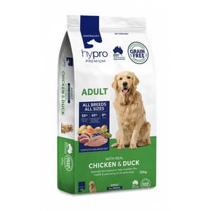 Hypro Hypro Premium 狗糧 成犬糧 雞 + 鴨味 20kg 20kg  正面圖