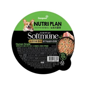 Nutriplan Nutriplan 狗罐頭 Softmune 70億後生元強效益生菌配方 雞肉及蔬菜 100g 100g  正面圖