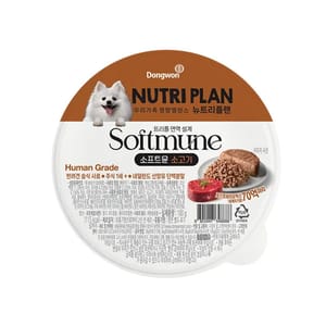 Nutriplan Nutriplan 狗罐頭 Softmune 柔軟食感系列 牛肉 100g 100g 正面圖
