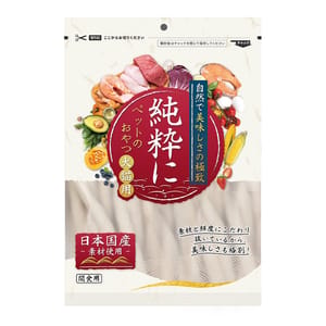 純粹 純粹 狗零食 磨牙潔齒棒 高效除口臭配方 牛奶三文魚 5條裝   正面圖
