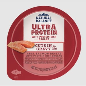 Natural Natural Balance 頂級滋味杯 三文魚肉塊配肉汁配方 2.7oz 7oz 正面圖