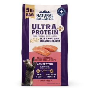 Natural Natural Balance 貓糧 超‧頂級系 皮毛和消化健康 三文魚雞肉配方 5lb 5lb  正面圖
