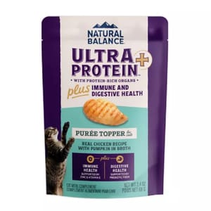 Natural Natural Balance 超‧頂級系 免疫和消化健康 雞肉南瓜肉泥佐餐 2.4oz 4oz  正面圖