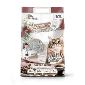Pet Pet Promise毛孩承諾 高級 礦物貓砂 咖啡味 10L - 原裝行貨 10L 正面圖