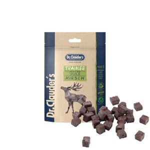 Dr.Clauder's Dr.Clauder's Trainee 貓狗小食 95%鹿肉粒小食 大粒 80g 80g  正面圖