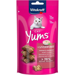 Vitakraft Vitakraft 貓零食 活血肉汁軟粒 肝香腸 40g 40g  正面圖